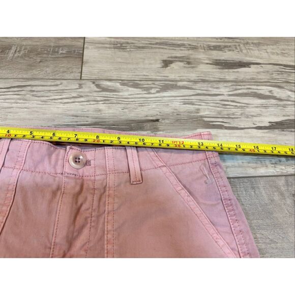 Banana Republic pink and cream utility pants size 0 - Picture 3 of 15